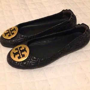 Black Tory Burch Flats